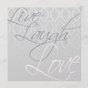 Hochzeits-Einladung - Live - Lachen - Liebe Einladung