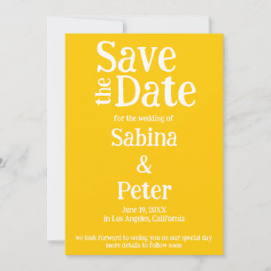 Hochzeits-Einladungskarte mit individuellem Foto S Save The Date