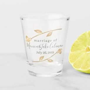 Hochzeits-Empfang - Schuss-Glas-Gastgeschenk Schnapsglas