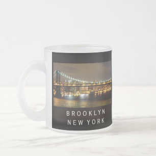 Hochzeits-Entwurf Brooklyns New York Mattglastasse