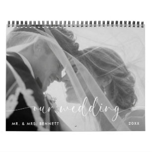 Hochzeits-Fotokalender Kalender