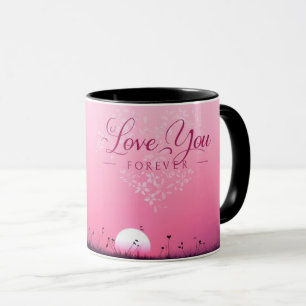 Hochzeits-, Jubiläums-Tasse   Romantisches Valenti Tasse