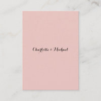 Hochzeits-Kalligrafie Elegante Rose Gold Schlichte
