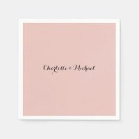 Hochzeits-Kalligrafie Elegante Rose Gold Schlichte
