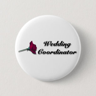 Hochzeits-Koordinator-Knopf Button