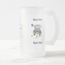Hochzeits-Party-Glasbier-Tasse Mattglas Bierglas