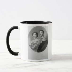 Hochzeits-Porträt ihrer königlichen Hoheiten Tasse