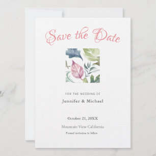 Hochzeits-Profi Minimalist Schlicht Modern  Save The Date