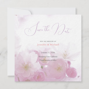 Hochzeits-Profi Minimalist Süß Floral Save The Date