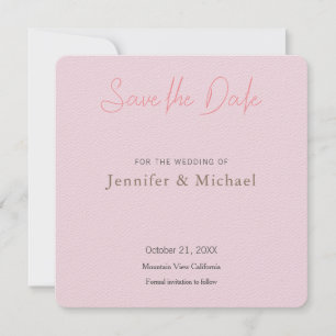 Hochzeits-Profi Minimalistisch Schlicht Save The Date
