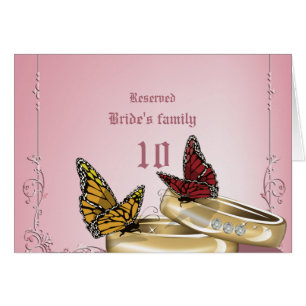 Hochzeits-Ringe u. Schmetterlinge Weding