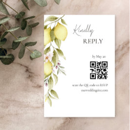 Hochzeits-RSVP-Karte Olivenhain RSVP Karte