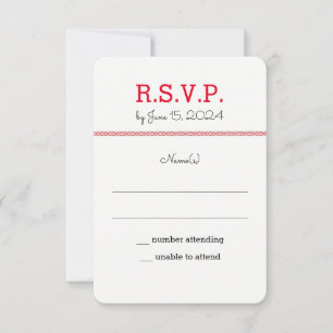 Hochzeits-RSVP mit Baseball-Motiv Einladung