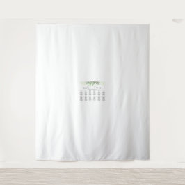 Hochzeits-Sitzpläne – Elegante Personalisierte Emp Wandteppich