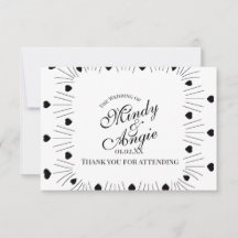 Hochzeits-Skript für Doodle-Herzen-Rahmen