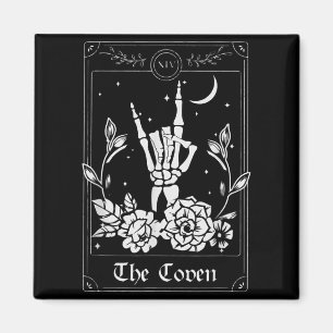 Hochzeits-Tarotkarte The Coven Halloween Magnet