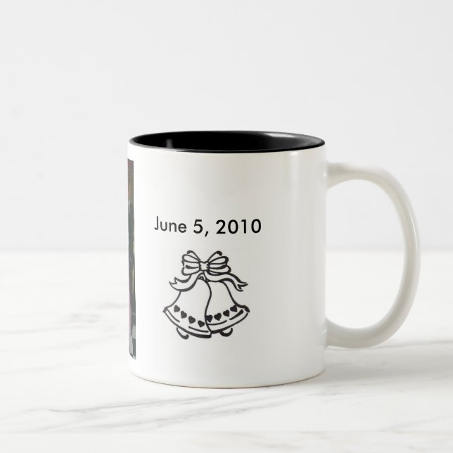 HOCHZEITS-TASSE ZWEIFARBIGE TASSE (Rechts)