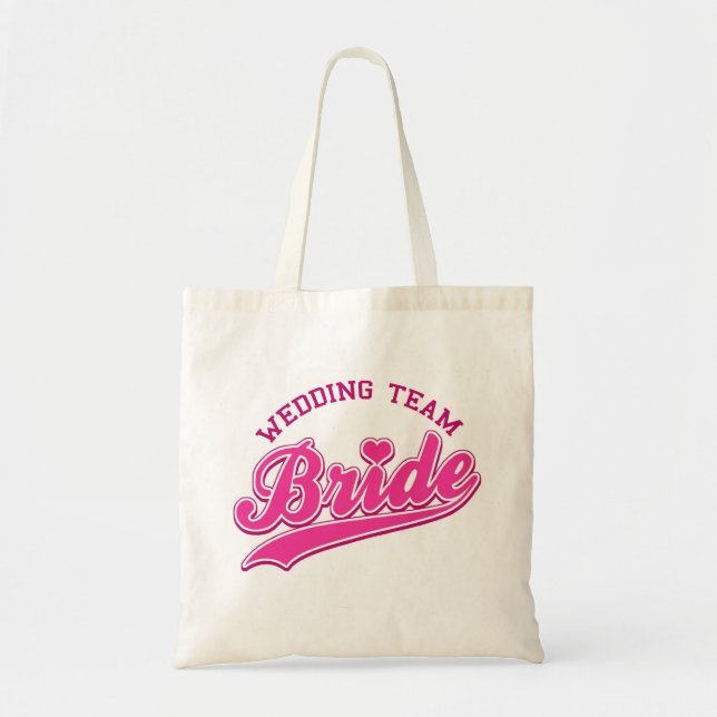 HOCHZEITS-TEAM-BRAUT - Tasche (Vorne)