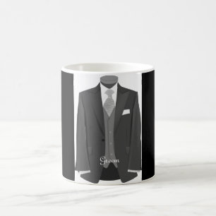 Hochzeits-Tuxedo Bräutigam Tasse Geschenk