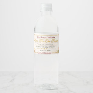 Hochzeits-Wasserflaschen-Etiketten Wasserfeste V
