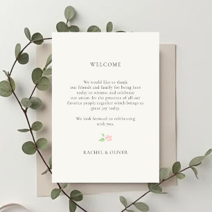 Hochzeits-Willkommens-Tasche   Wochenend-Itinerary Einladung