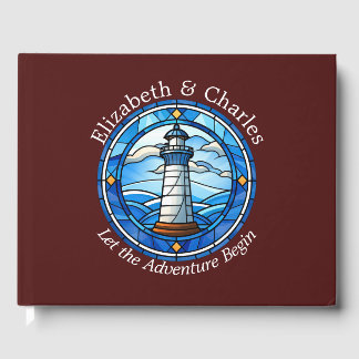 Hochzeitsabenteuer Leuchtturm Segeln Nautical Gästebuch