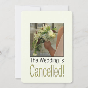 Hochzeitsabsage Ankündigung