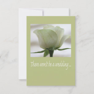 Hochzeitsabsage Ankündigung