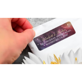 Hochzeitsadresse Schönes Sternennebel-Sternbild