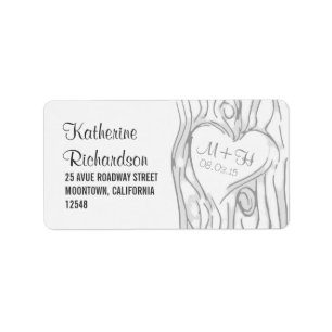Hochzeitsadressen Adressaufkleber