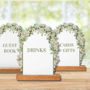 Hochzeitsaktivitäten-Tischschilder Acrylschild