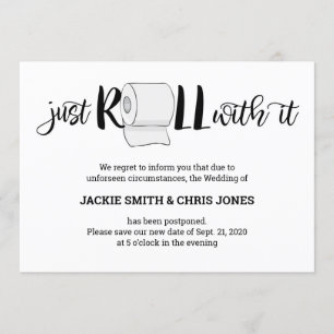 Hochzeitsankündigung - Roll Einladung