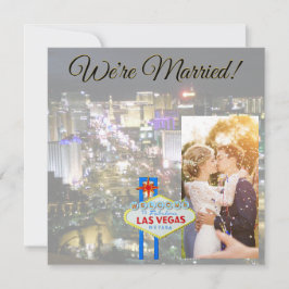 Hochzeitsankündigung von Las Vegas Einladung