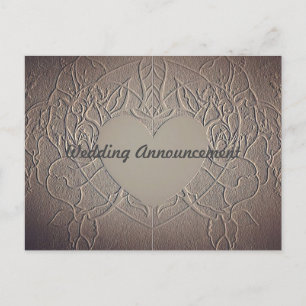 Hochzeitsankündigungen Postkarte