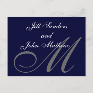 Hochzeitsankündigungen Postkarten Navy Save the Da