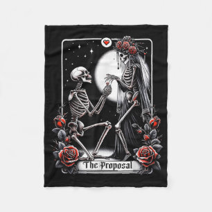Hochzeitsantrag Tarot Karte Verlobungsfeier Braut  Fleecedecke