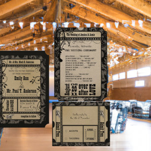 Hochzeitsantwortkarten im mittelalterlichen Renais Einladung