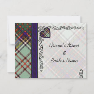 Hochzeitsanzeige RSVP Anderson Tartan Einladung