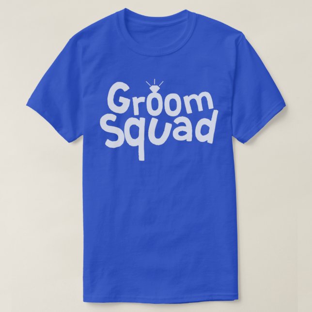 Hochzeitsbachelor-Party-Bräutigam T-Shirt (Design vorne)