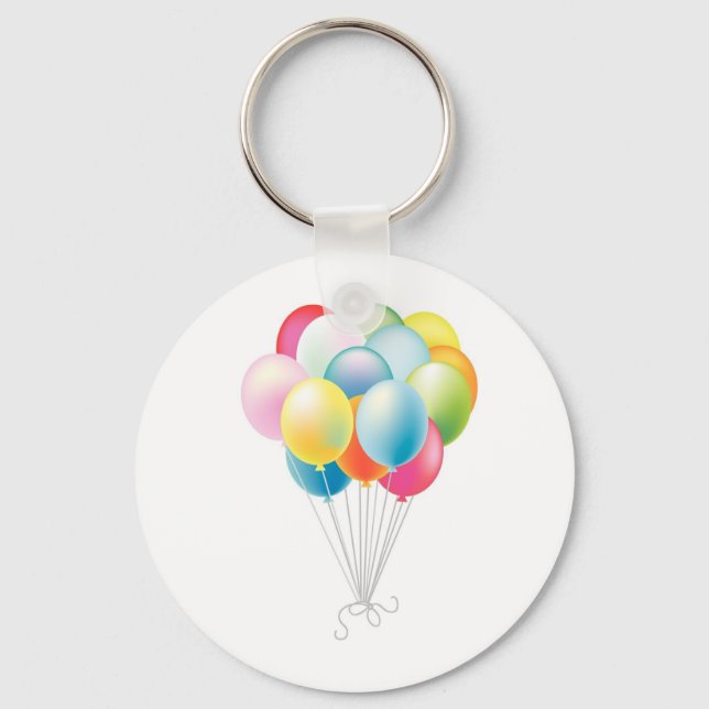 Hochzeitsballon Schlüsselanhänger (Vorderseite)
