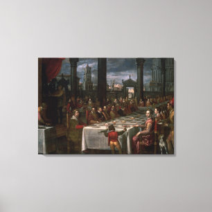 Hochzeitsbankett Leinwanddruck