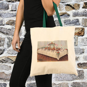 Hochzeitsbankett-Tisch im Vintage-Stil Tragetasche