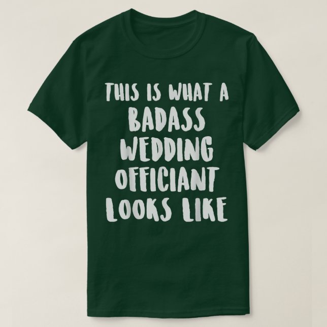 Hochzeitsbeamter dieses Internet ordinierter Minis T-Shirt (Design vorne)
