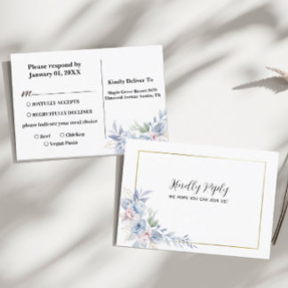 Hochzeitsbestätigung Postkarte aus der Blumenliste