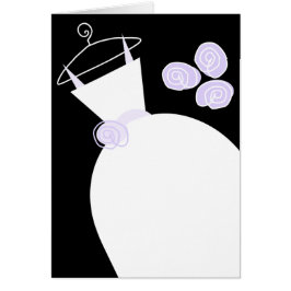 Hochzeitsbrauen Lila Text schwarz