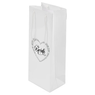 Hochzeitsbraut-Geschenktasche Geschenktüte Für Weinflaschen