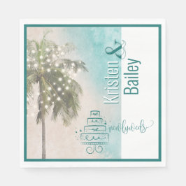 Hochzeitsbuch zum Thema Strand Napkins Serviette