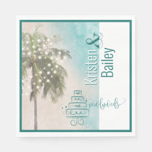 Hochzeitsbuch zum Thema Strand Napkins Serviette