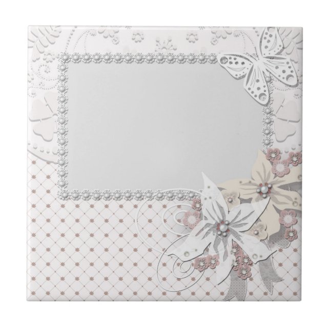 Hochzeitsbukett Fliese (Vorderseite)