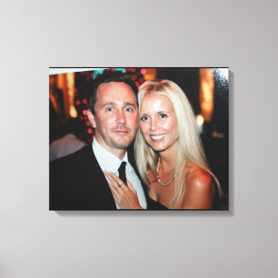 HochzeitsCanvas mit Foto Leinwanddruck